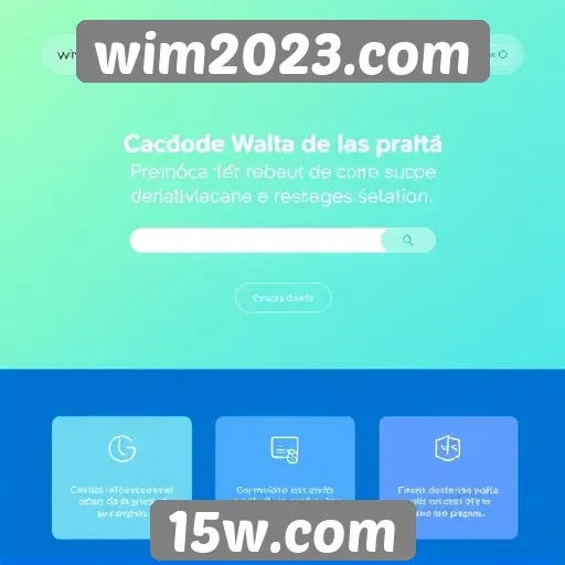 Tendências de design e usabilidade do site wim2023.com