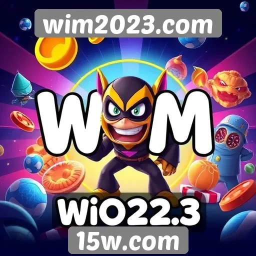 Visão geral do site wim2023 com diversos jogos